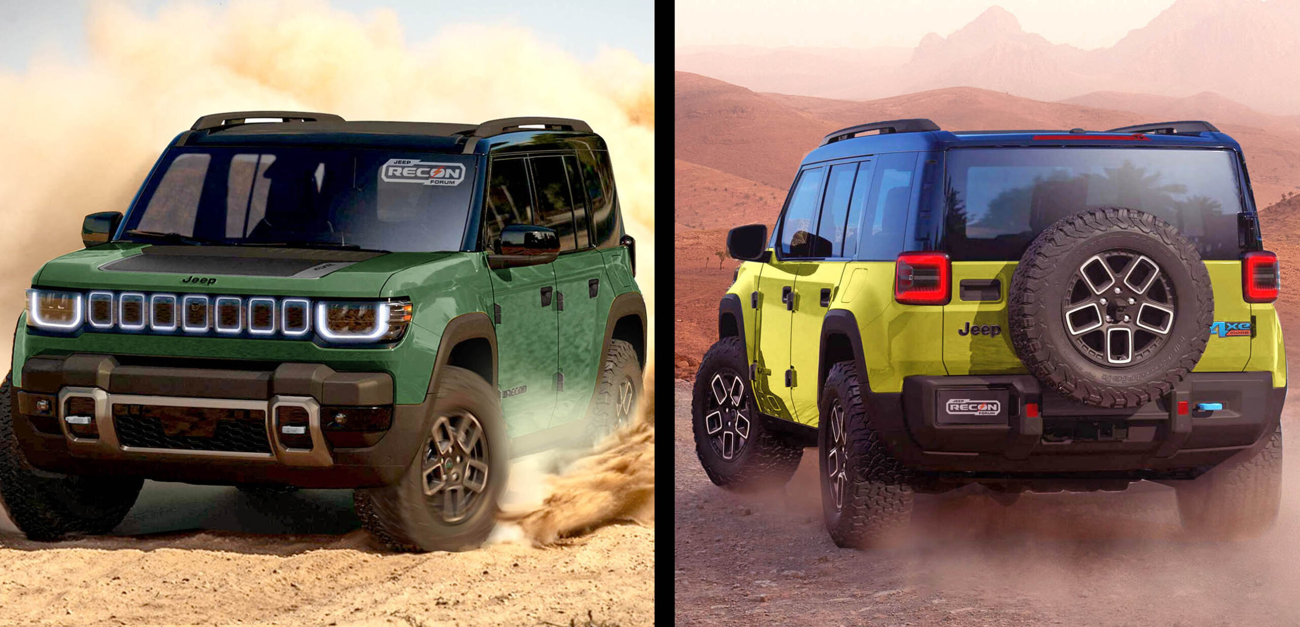 2025 Jeep Recon EV Previews in More Colors  Jeep Recon EV News, Forum, Owners, Community 